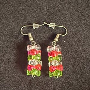 Vibrant Multicolor Beaded Earrings